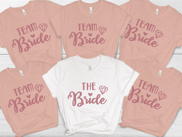Team Bride Shirts for Wedding | Funny Bridal Party Shirts